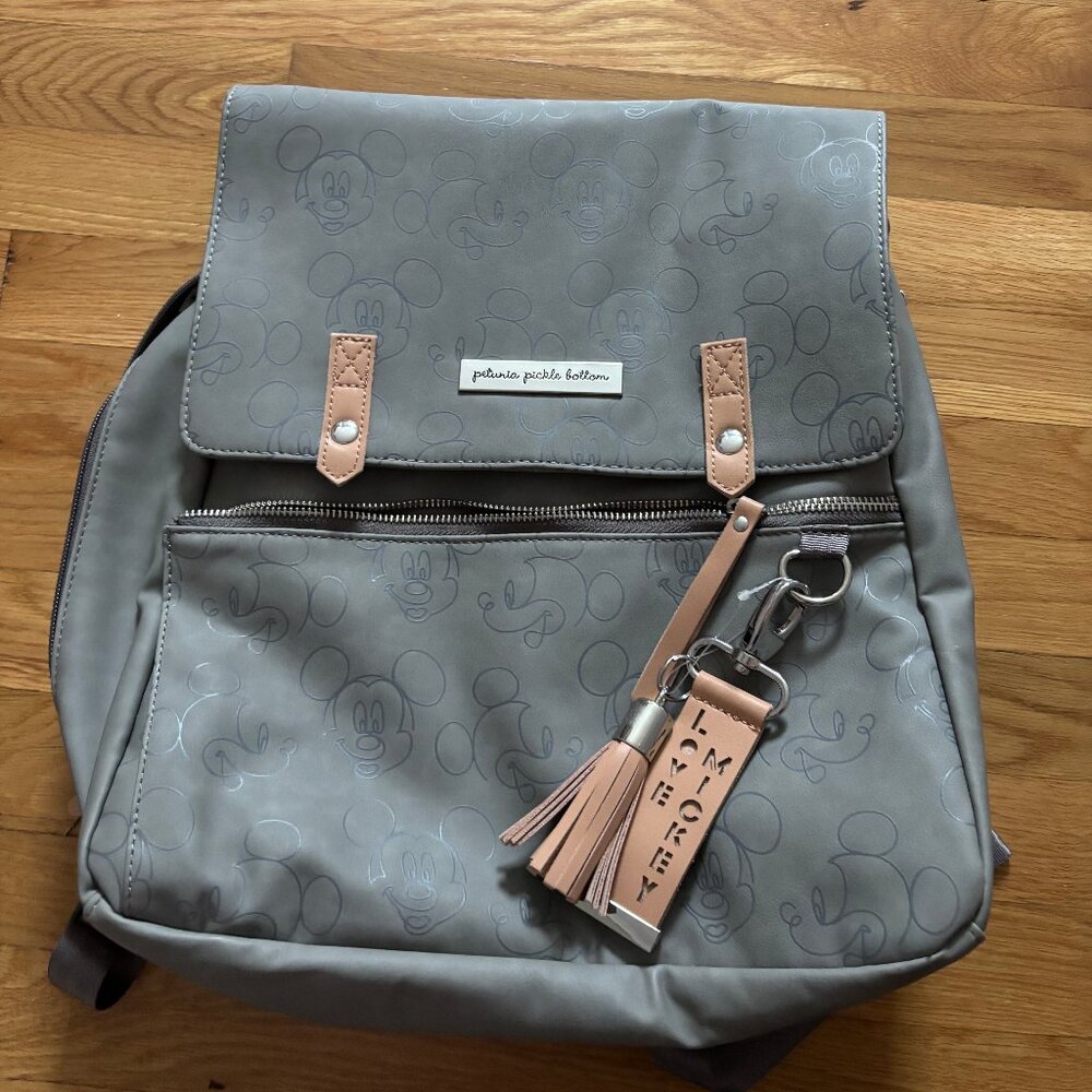 Petunia Pickle Bottom Meta Love Mickey Print Backpack